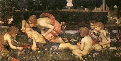 The Awakening of Adonis, Waterhouse  (16X31.75)