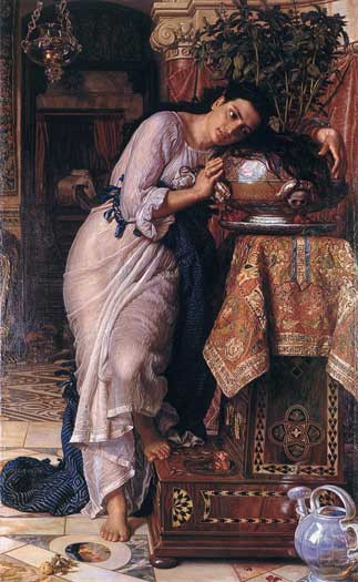 Isabella and the Pot of Basil, Hunt (16X26)