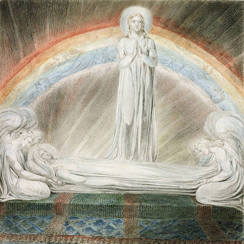 Death of the Virgin, William Blake (22X22)