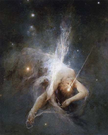 The Falling Star, Witold Pruszkowski (17.6X22)