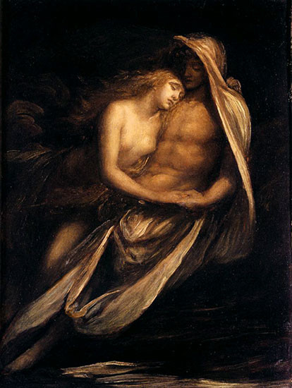 Paolo and Francesca 1870, Watts (16.5X22)