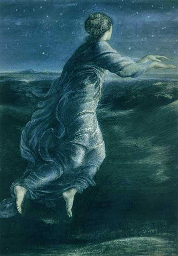 Night, Burne-Jones   (16X23)