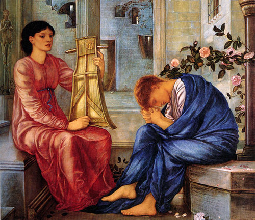 The Lament, Edward Burne-Jones (17.25X200)