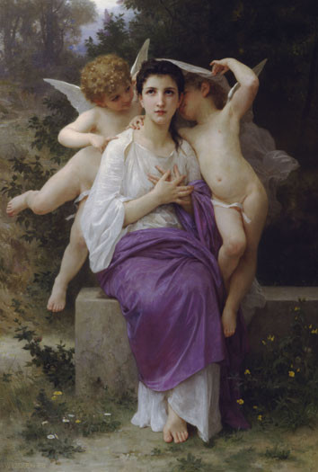 Hearts Awakening, Bouguereau (16X23.75)