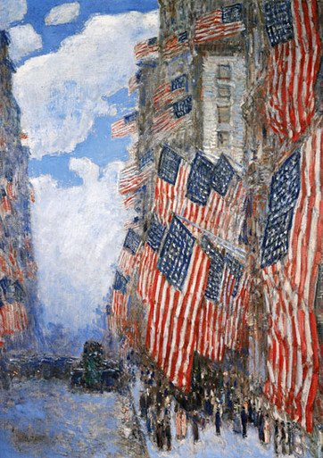 Fourth of July,Childe Hassam (16X22.65)