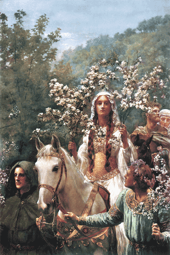 Guinevere-The Maying, Collier 20X30