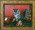 Izzy in the Quilt Box, Gibson, framed
