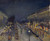Boulevard, Montmarte at Night, Camille Pisarro (28x34)