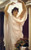 Fine Art Prints Leighton Invocation, woman in pink draped gown standing beside column with flowers, 16x26 inches, elegant classical scene.