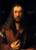 Fine Art Prints Self Portrait by Albrecht Durer, 18x25.33 inches, Renaissance artwork of a man with long hair and beard wearing brown robe.