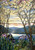 Magnolias and Irises, Tiffany (16X23)