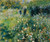 Woman with a Parasol in a Garden, Auguste Renoir (22x26)
