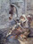 Sir Lancelot Slaying the Dragon, Rackham (12X16)