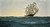 Sailing ship reproduction on stretched canvas.