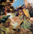 Fine Art Prints The Frog Prince by Maxfield Parrish, 14x14.5 inches, depicting a woman and green frog on rocky terrain with trees and castle background.