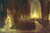 Fine Art Prints The Presence, Capt. A. E. Borthwick 16" X 24" print on heavy paper, depicting a ghostly figure in cathedral with pews and arched windows.