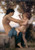 Fine Art Prints Young girl and cherub with wings, Bouguereau's "Young Girl Defending Herself Against Love", 16x23 inches, oil on canvas, woman and child.