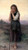 Fine Art Prints Barefoot young girl in long brown dress and white sleeves holds shepherd's staff, depicted in William-Adolphe Bouguereau's The Little Shepherdess painting, 16x29 inches.