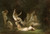 Fine Art Prints William-Adolphe Bouguereau's Nymphaeum, 22x32 inches, depicts nude women in various poses in a lush green forest setting, showcasing classical female figures.