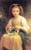 Fine Art Prints Child braiding a crown, William-Adolphe Bouguereau's artwork depicting a young girl in white and green dress weaving flowers, circa 18x29.5 inches.