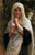 Fine Art Prints Woman in white headscarf holding pink flower, finger to lips, with black sleeves, by William-Adolphe Bouguereau, The Secret, 16x25.4 inches.