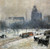Winter in Union Square, Hassam (22X22.25)