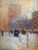 Winter Evening,New York Sun, Childe Hassam (17X22)