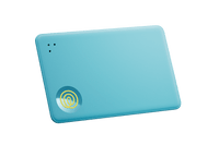 A profile image of a Life360 Tile Slim - Aqua Lemon