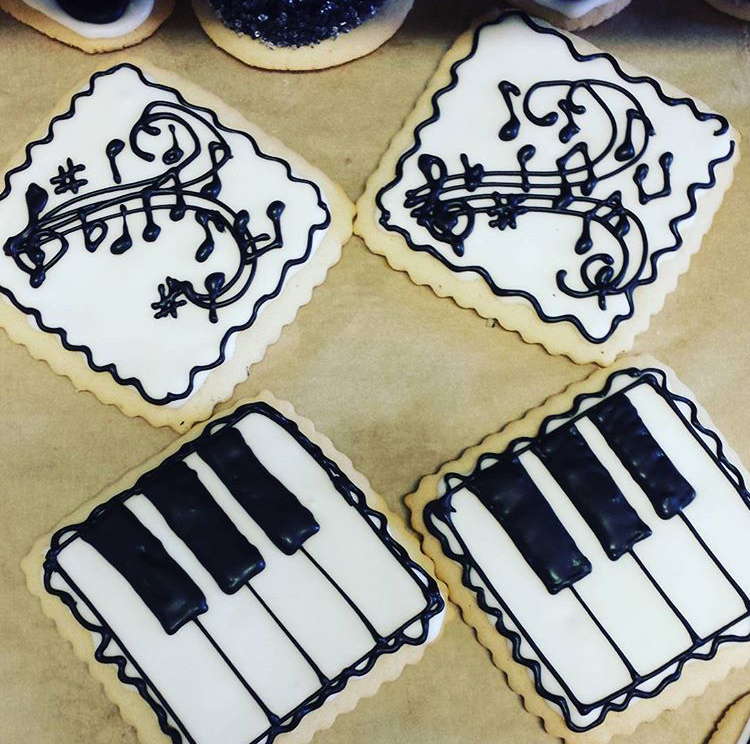 Music Theme Sugar Cookies Maggie & Molly's Sweet Life