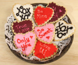 Valentine Message Sugar Cookies