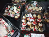 Assortment of Christmas Cupcakes