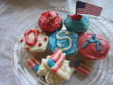 Mini USA Cupcakes