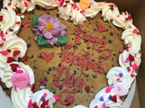 Chocolate Chip Cookie Cake Heart