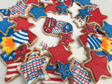 Fourth of July Sugar Cookie Centerpiece