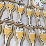 Champagne Flute Sugar Cookies