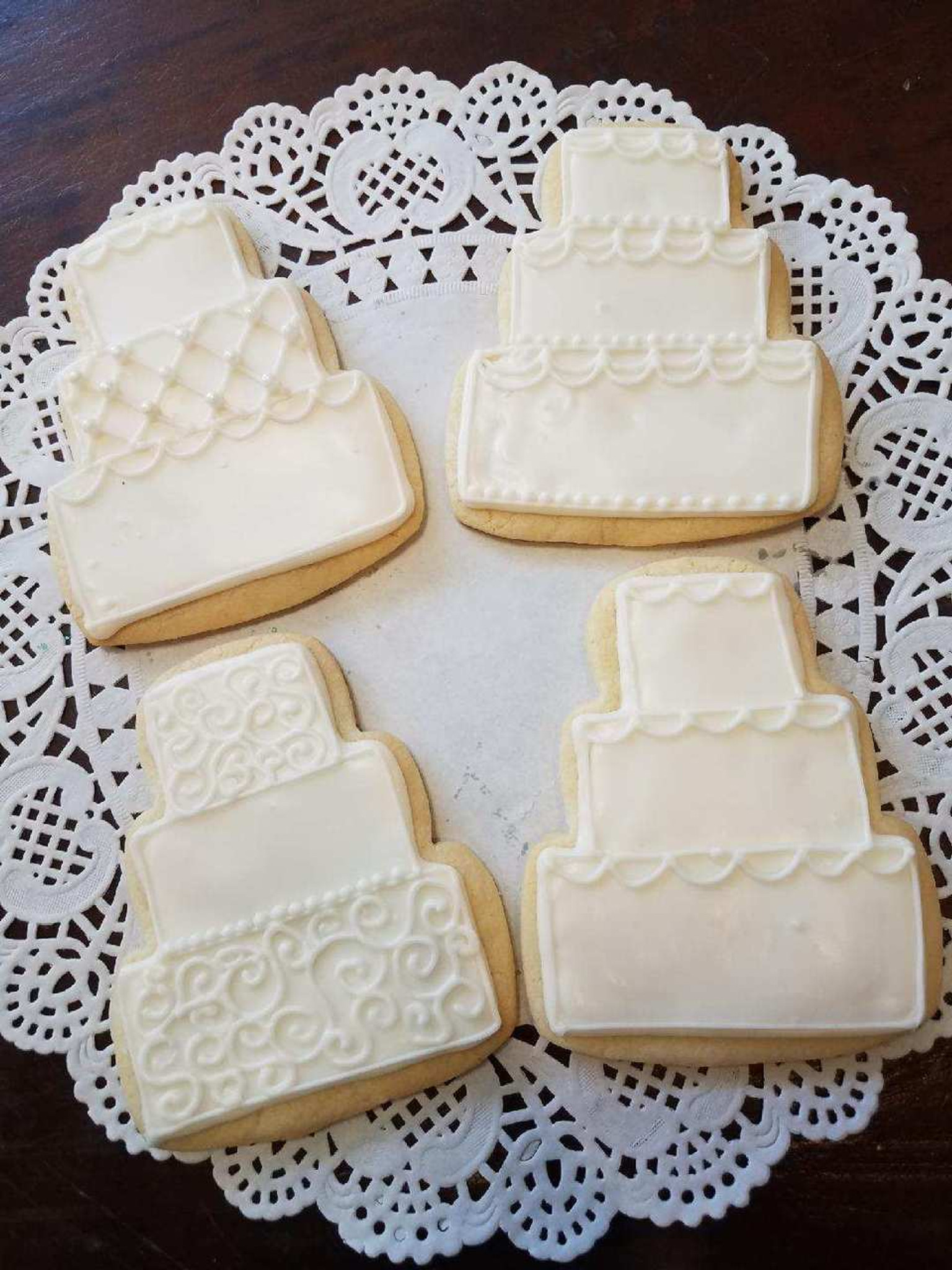 Decorated Wedding Cake Sugar Cookies: A Sweet Celebration