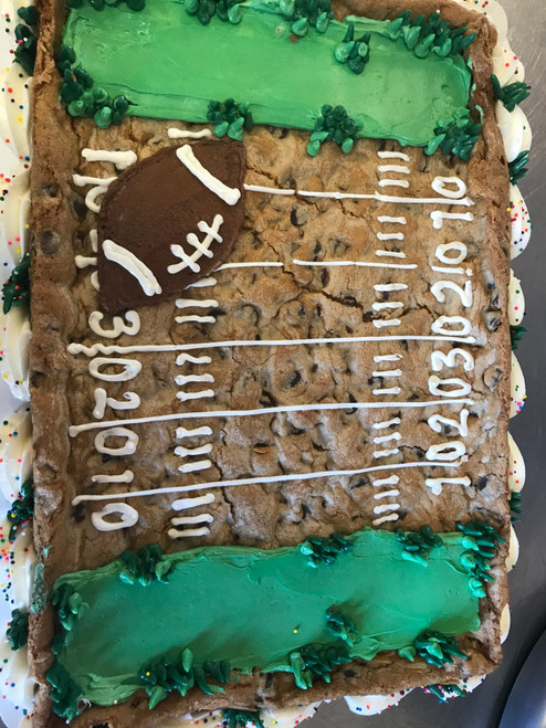 Super Bowl Stadium Cookie Cake