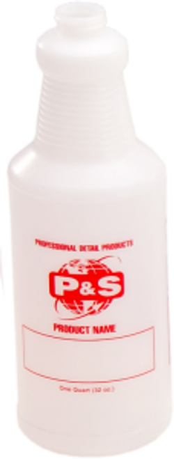 P&S Spray Bottle w/ Grey Sprayer 32oz/1L - carcareshoppe.com