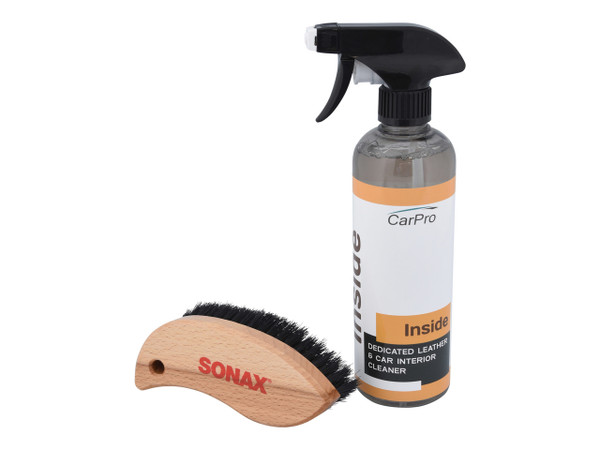 CarPro Inside Cleaner 16oz. + SONAX Leather & Textile Brush - carcareshoppe.com