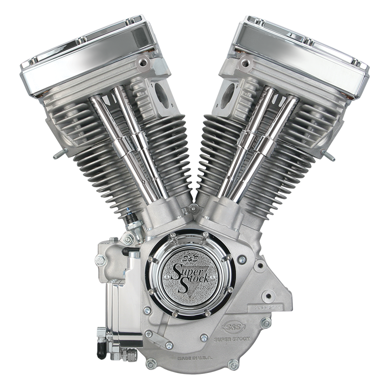 V80 Long Block Engine for 1984-'99 Big Twins Natural