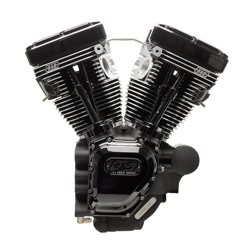T124 Black Edition Longblock Engine for Select 2007-'16 HD® Twin