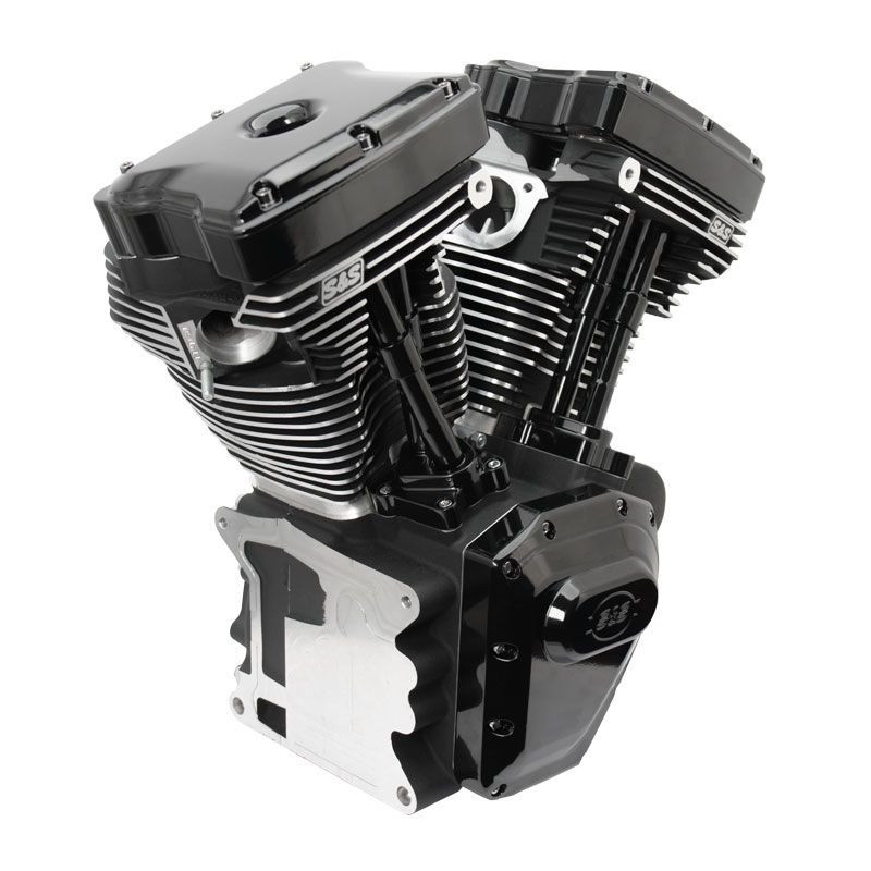 T124 Black Edition Longblock Engine for Select 1999-'06 HD® Twin