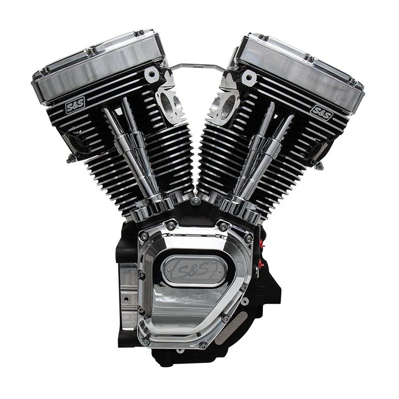 T111 Long Block Engine for 1999-2006 (except 2006 Dyna®) - Wrinkle Black