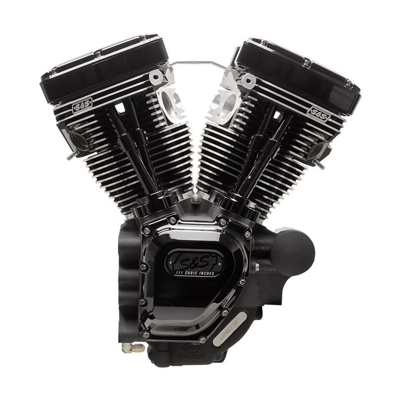 T111 Black Edition Longblock Engine for Select 2007-'16 HD® Twin Cam 96®, 103®,110® Models - 585 GE Cams