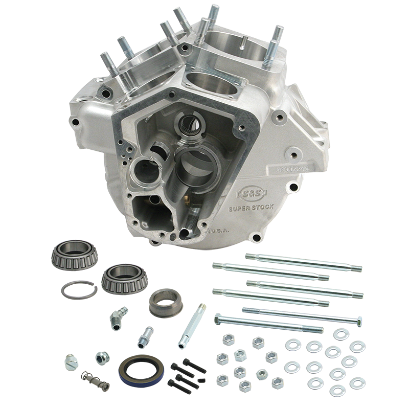 Super Stock® Alternator Style Crankcase for 1970-'84 Big Twins with Stock Bore - Natural