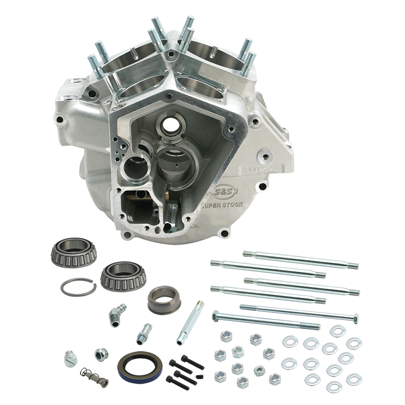 Super Stock® Alternator Style Crankcase for 1970-'84 Big Twins with 3-5/8" Bore - Natural
