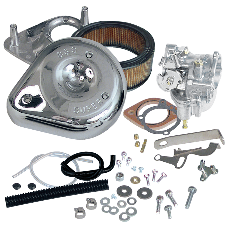 Super G Carburetor Kit for 1966-'78 Big Twin Models, Standard Tanks