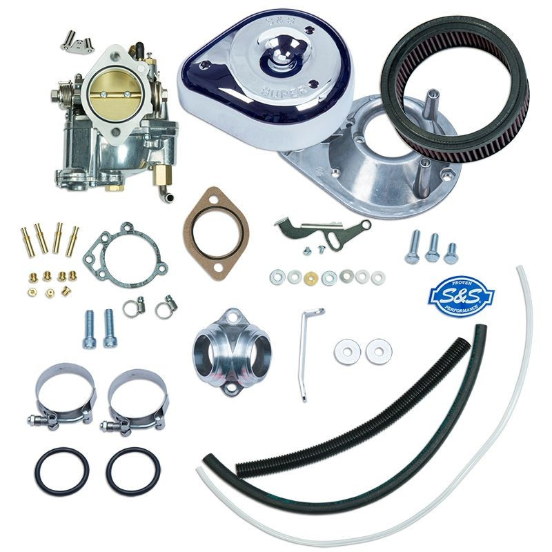 Super E Carburetor Kit for 1966-'78 Big Twin Models, Standard Tanks