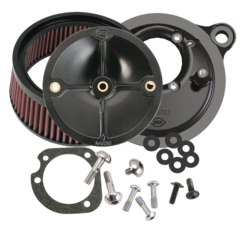 ＋F＋(エフ)ACTHEREAD TRAINER　TYPE B BLACK　27 Stealth Street-Legal Air Cleaner Kit Without Cover for 2001-2015