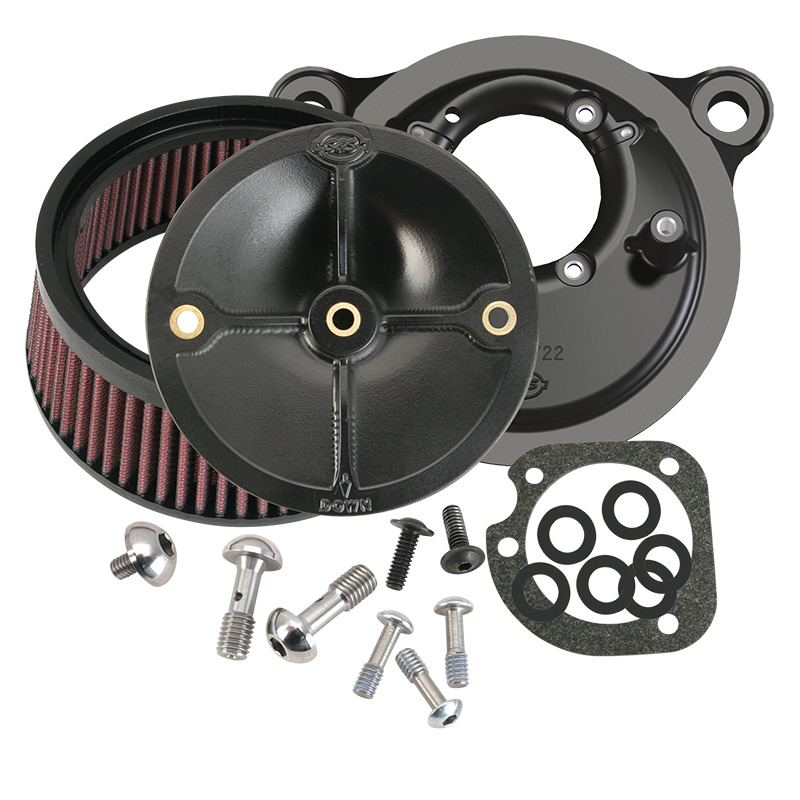 S&S® Stealth Air Cleaner Kit Without Air Cleaner Cover For 1993